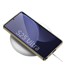 Load image into Gallery viewer, Royal Gold Plated Leather Carbon Fiber Case- Samsung