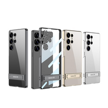 Load image into Gallery viewer, Ultra Clear Hybrid Transparent Side Stand Case- Samsung