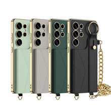 Load image into Gallery viewer, Luxury Antic Designer Leather Wallet Phone Case- Samsung