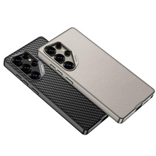 Load image into Gallery viewer, Quilted Classic Plain Leather Craft Case- Samsung