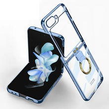 Load image into Gallery viewer, Plating Galaxy Z Flip 5 Case with Luxury Ring