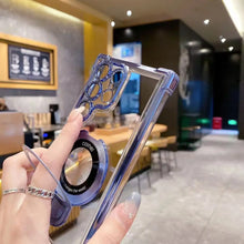 Load image into Gallery viewer, Transparent Bumper Stand Case - Samsung
