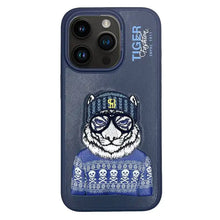 Load image into Gallery viewer, iPhone 15 Series Premium Santa Barbra Savana Designer Tiger Leather Case