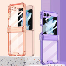 Load image into Gallery viewer, Galaxy Z Flip 5 Premium Transparent Glitter Back Case