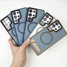 Load image into Gallery viewer, Ultra Hard Matte Side Stand Case For Galaxy S25 Ultra