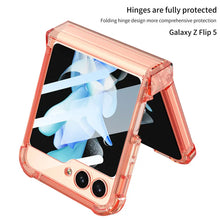 Load image into Gallery viewer, Galaxy Z Flip 5 Premium Transparent Glitter Back Case
