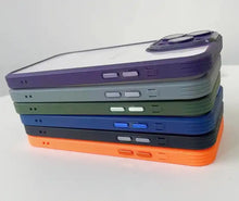 Load image into Gallery viewer, Transparent Shockproof Bumper Case For iPhone 15 Series