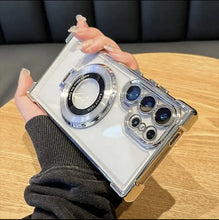 Load image into Gallery viewer, Transparent Bumper Stand Case - Samsung