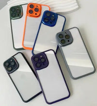 Load image into Gallery viewer, Transparent Shockproof Bumper Case For iPhone 15 Series