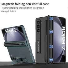 Load image into Gallery viewer, Magnetic Folding Pen Slot Full Case For Z Fold 5