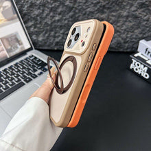 Load image into Gallery viewer, Clear Ring Magnetic KickStand Case - iPhone