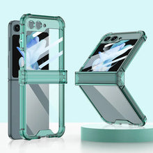 Load image into Gallery viewer, Galaxy Z Flip 5 Premium Transparent Glitter Back Case