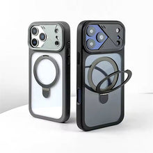 Load image into Gallery viewer, Clear Ring Magnetic KickStand Case - iPhone