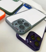 Load image into Gallery viewer, Transparent Shockproof Bumper Case For iPhone 15 Series