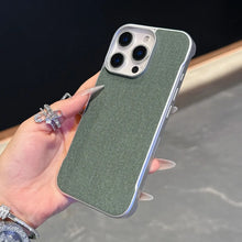 Load image into Gallery viewer, Metallic Borderless Leather Case- iPhone