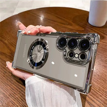 Load image into Gallery viewer, Transparent Bumper Stand Case - Samsung