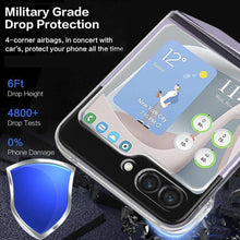 Load image into Gallery viewer, Thin Translucent Hard PC with Non-Slip Grip Protective Phone Cover for Galaxy Z Flip5