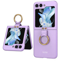 Load image into Gallery viewer, Shock-resistant Hard with Metal Ring Case For Samsung Galaxy Z Flip 6