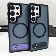 Load image into Gallery viewer, Ultra Hard Matte Side Stand Case For Galaxy S25 Ultra