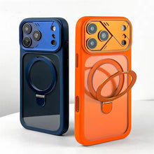 Load image into Gallery viewer, Clear Ring Magnetic KickStand Case - iPhone