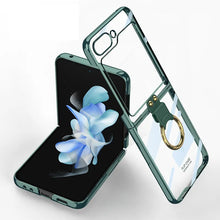 Load image into Gallery viewer, Plating Galaxy Z Flip 5 Case with Luxury Ring