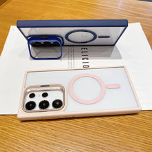 Load image into Gallery viewer, Metal Bracket Magnetic Kickstand Case- Samsung