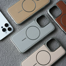 Load image into Gallery viewer, Luxury PU Leather Magnetic Case- iPhone