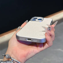 Load image into Gallery viewer, Metallic Borderless Leather Case- iPhone