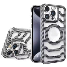 Load image into Gallery viewer, Carbon Fiber Hollow Heat Radiation Case for iPhone Series