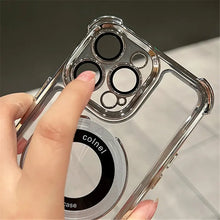 Load image into Gallery viewer, Elegant Transparent Stand Case - iPhone