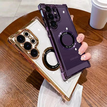 Load image into Gallery viewer, Transparent Bumper Stand Case - Samsung