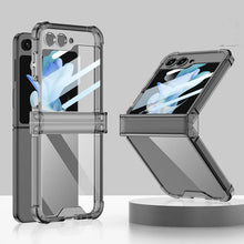 Load image into Gallery viewer, Galaxy Z Flip 5 Premium Transparent Glitter Back Case