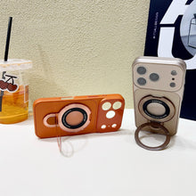 Load image into Gallery viewer, Crystal Ring Lens Bracket and Secure Grip- iPhone