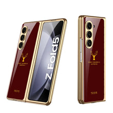 Load image into Gallery viewer, Samsung Galaxy Z Fold 5 Deer Pattern Glass Case