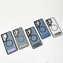 Load image into Gallery viewer, Ultra Hard Matte Side Stand Case For Galaxy S25 Ultra