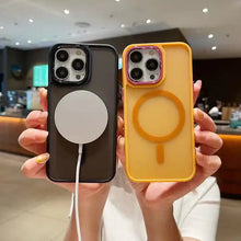 Load image into Gallery viewer, Shockproof Camera Protector Phone Case With Wireless Charging for iPhone 15 Series