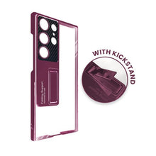 Load image into Gallery viewer, Phanthom Transparent Bracket Case For Galaxy S24 Ultra