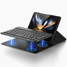 Load image into Gallery viewer, Wireless Keyboard Leather Magnetic Flip Case For Fold Series