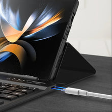 Load image into Gallery viewer, Wireless Keyboard Leather Magnetic Flip Case For Fold Series