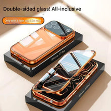 Load image into Gallery viewer, Magnetic 360 Full Protection Glass Case Screen Protector - iPhone