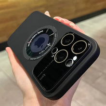 Load image into Gallery viewer, MagSafe Glass Lens Protector Matte Case for iPhone Series