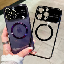 Load image into Gallery viewer, Magnetic Plating Acrylic MagSafe Case