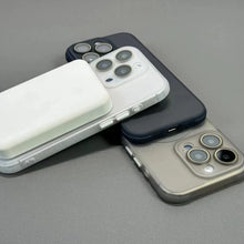Load image into Gallery viewer, Removable Lens Camera Protector Matte Case for iPhone Series