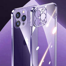 Load image into Gallery viewer, IPHONE 14 SERIES ELECTROPLATING CASE WITH LENS PROTECTION