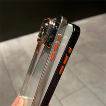 Load image into Gallery viewer, Chrome Electroplated Stand Case- iPhone