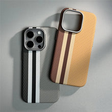 Load image into Gallery viewer, Carbon Fiber Strap MagSafe Case for iPhone Case