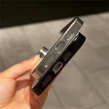 Load image into Gallery viewer, Chrome Electroplated Stand Case- iPhone