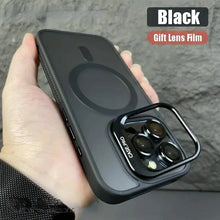 Load image into Gallery viewer, Metal Bracket Magnetic Kickstand Case- iPhone