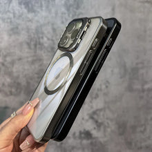Load image into Gallery viewer, Transparent Lens Magsafe Stand Cover for iPhone Series