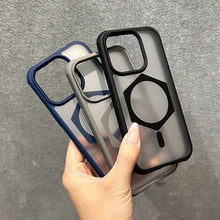 Load image into Gallery viewer, Transparent Matte Designer Magsafe Case- iPhone